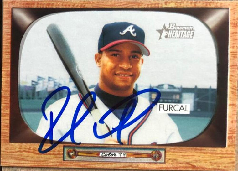 Rafael Furcal Autographed 2004 Bowman Heritage #11