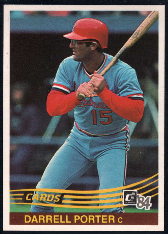 1984 Donruss #303 Darrell Porter VG St. Louis Cardinals 