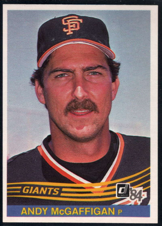 SOLD 33575 1984 Donruss #309 Andy McGaffigan VG San Francisco Giants 