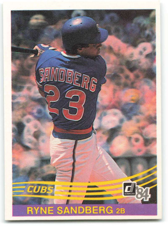 SOLD 33577 1984 Donruss #311 Ryne Sandberg VG Chicago Cubs 