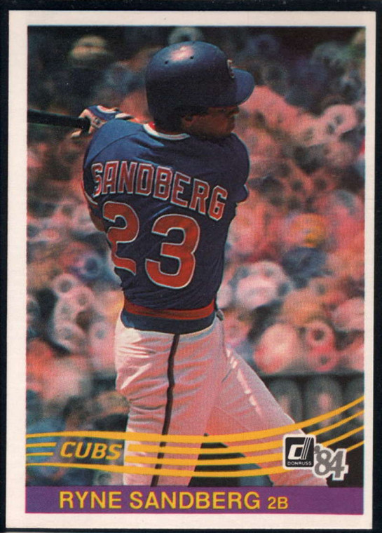 1984 Donruss #311 Ryne Sandberg VG Chicago Cubs 