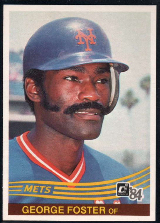 1984 Donruss #312 George Foster VG New York Mets 