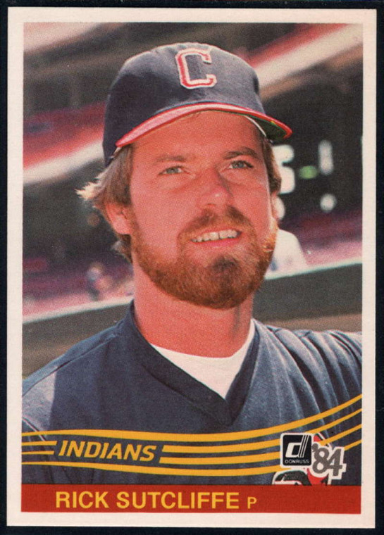 1984 Donruss #338 Rick Sutcliffe VG Cleveland Indians 