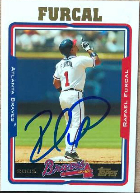 Rafael Furcal Autographed 2005 Topps #247