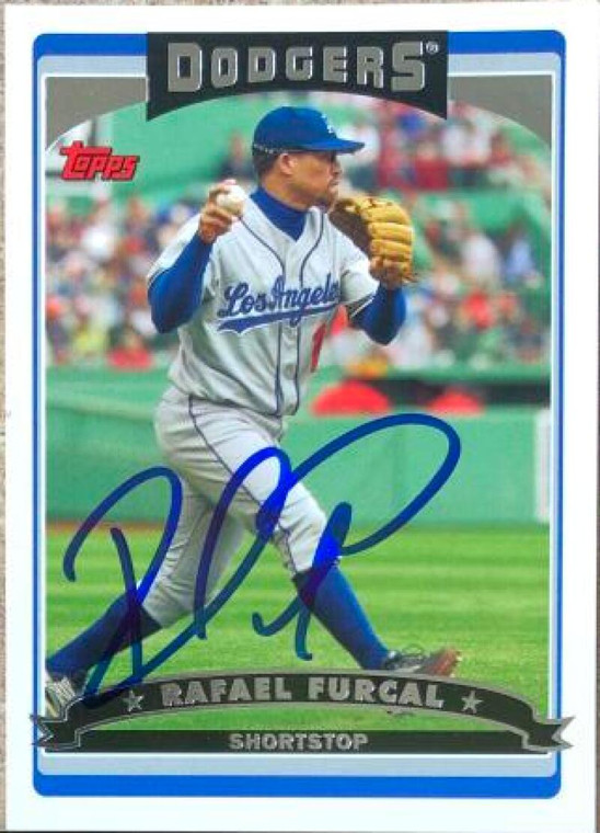 Rafael Furcal Autographed 2006 Topps #162