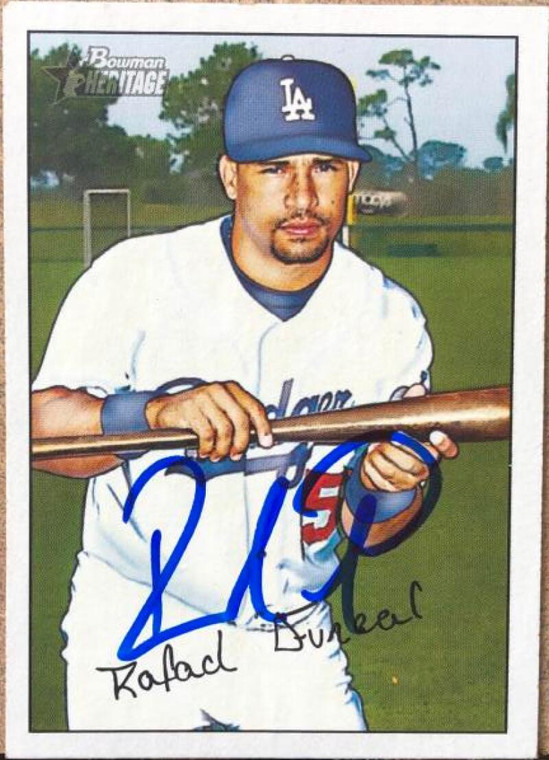 Rafael Furcal Autographed 2007 Bowman Heritage #108