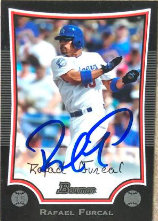 Rafael Furcal Autographed 2009 Bowman #120