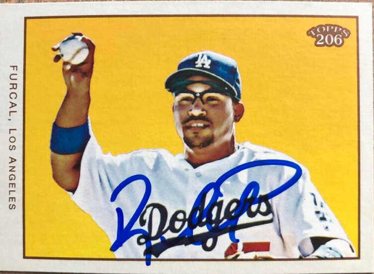 Rafael Furcal Autographed 2009 Topps 206 #192