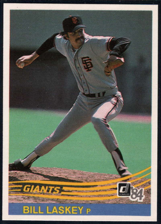 1984 Donruss #358 Bill Laskey VG San Francisco Giants 
