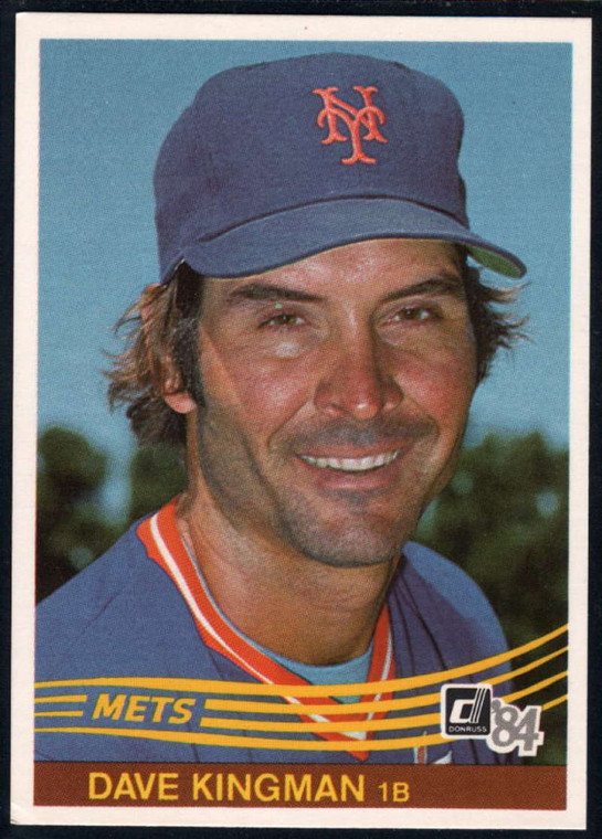 1984 Donruss #360 Dave Kingman VG New York Mets 