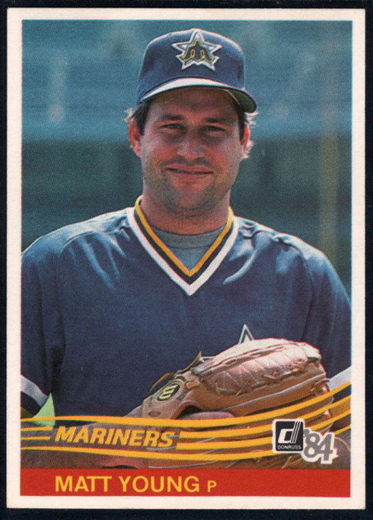 1984 Donruss #362 Matt Young VG RC Rookie Seattle Mariners 