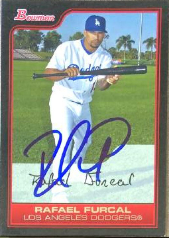 Rafael Furcal Autographed 2006 Bowman #92