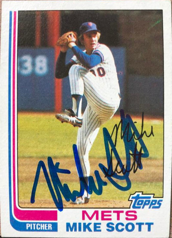 Mike Scott Autographed 1982 Topps #432