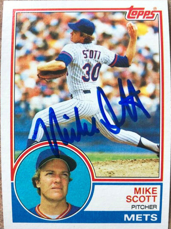 Mike Scott Autographed 1983 Topps #679