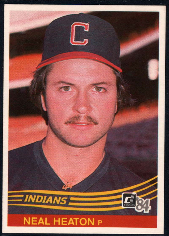 1984 Donruss #373 Neal Heaton VG RC Rookie Cleveland Indians 