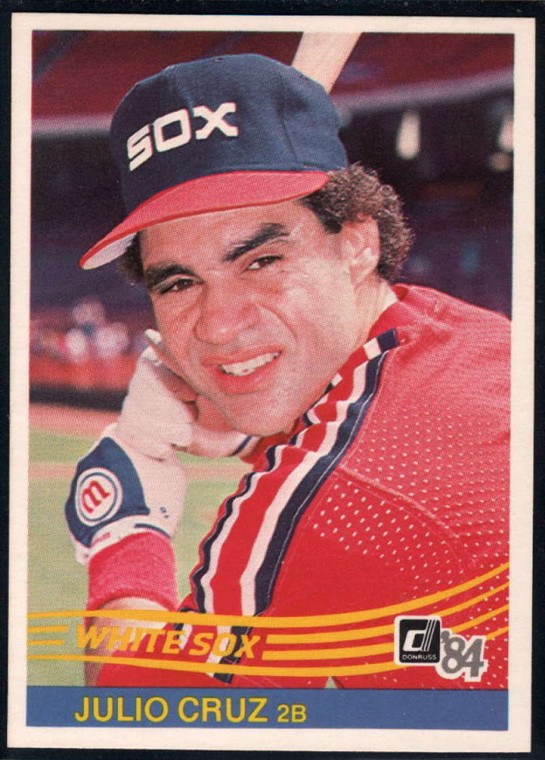 1984 Donruss #379 Julio Cruz VG Chicago White Sox 