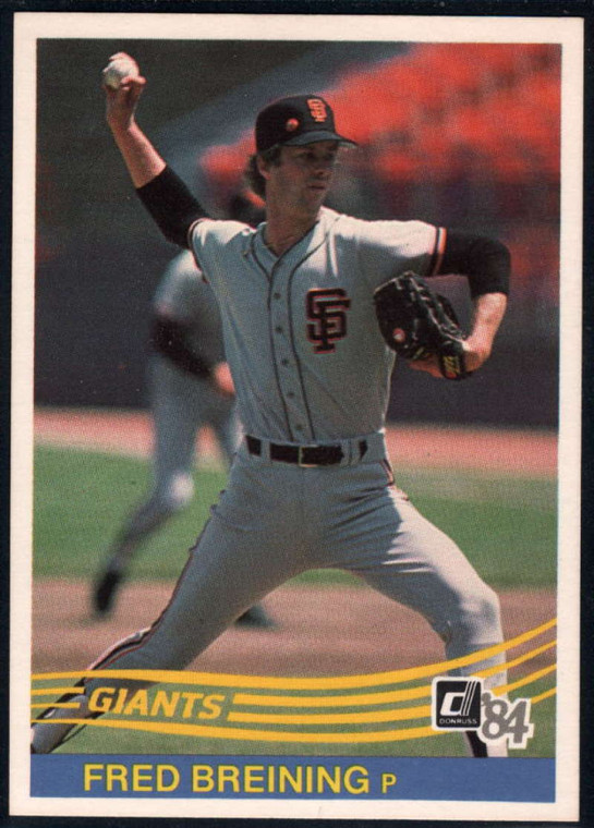 1984 Donruss #387 Fred Breining VG San Francisco Giants 