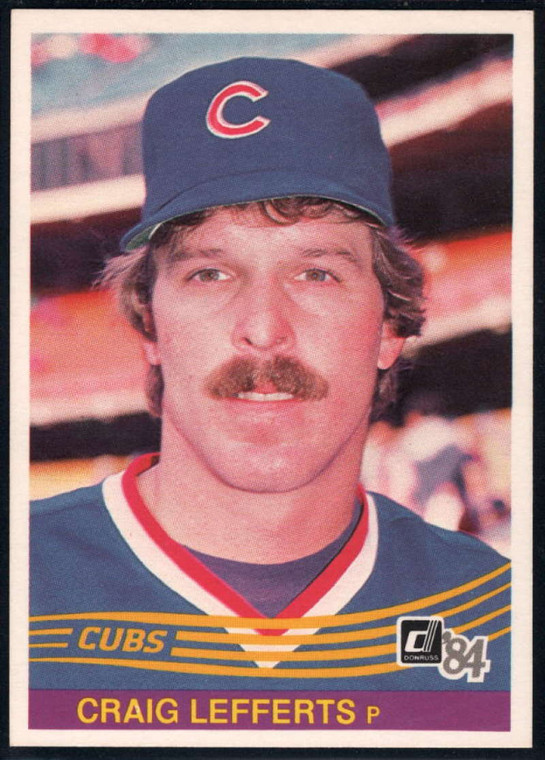 1984 Donruss #388 Craig Lefferts VG RC Rookie Chicago Cubs 