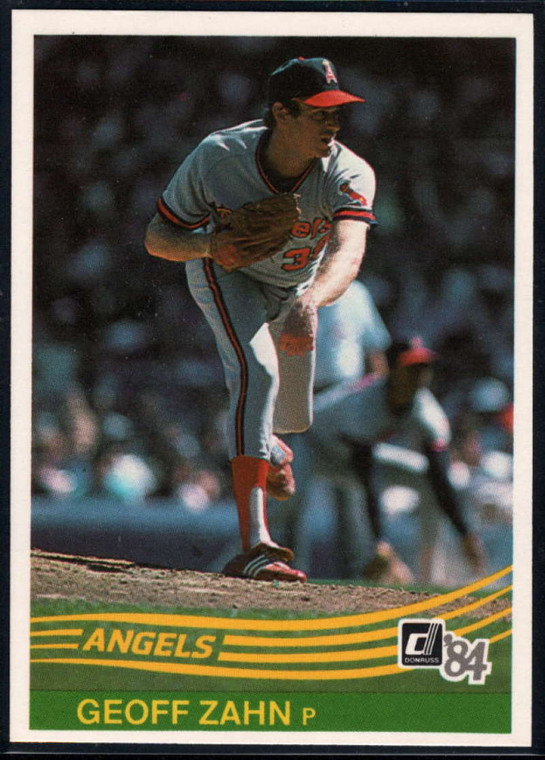 1984 Donruss #402 Geoff Zahn VG California Angels 