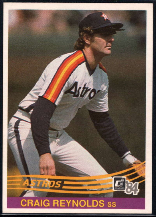 1984 Donruss #405 Craig Reynolds VG Houston Astros 