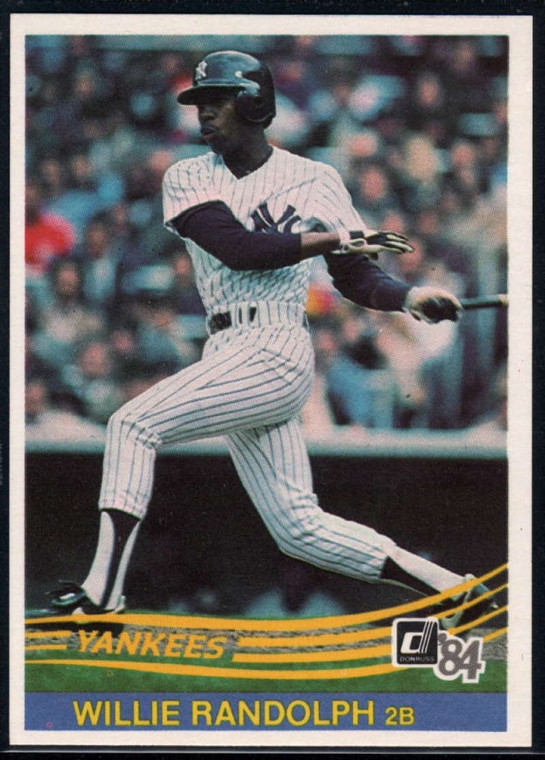 1984 Donruss #417 Willie Randolph VG New York Yankees 