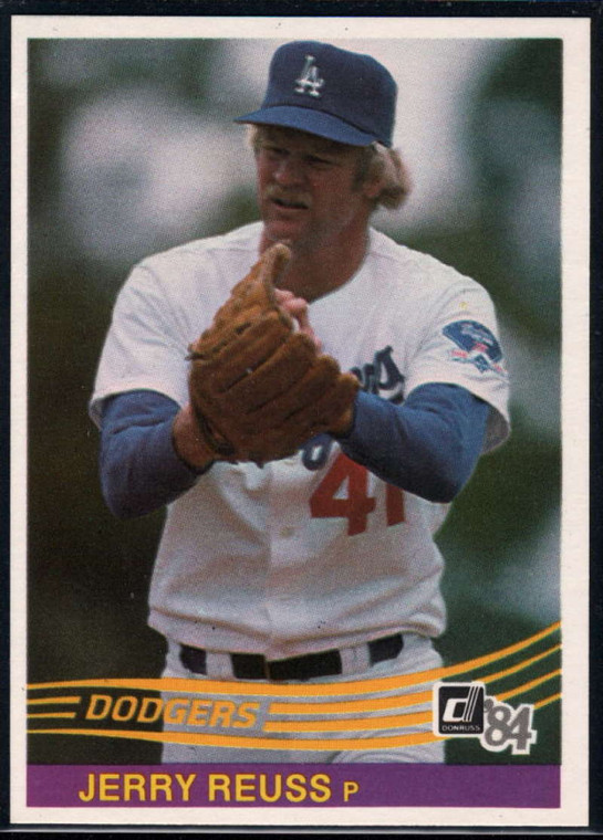 1984 Donruss #418 Jerry Reuss VG Los Angeles Dodgers 