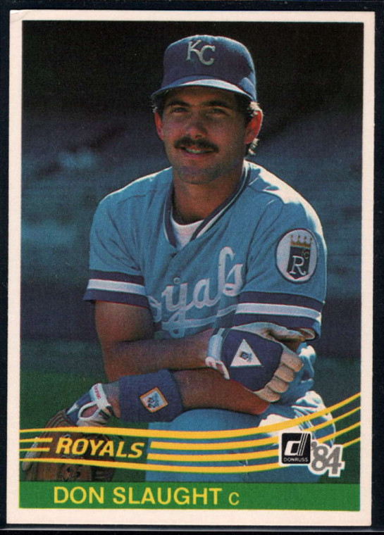 1984 Donruss #419 Don Slaught VG Kansas City Royals 