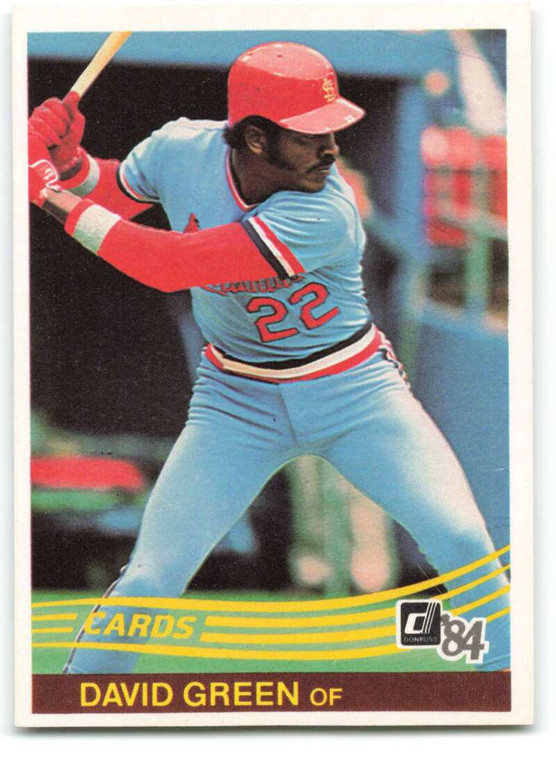 1984 Donruss #425 David Green VG St. Louis Cardinals 