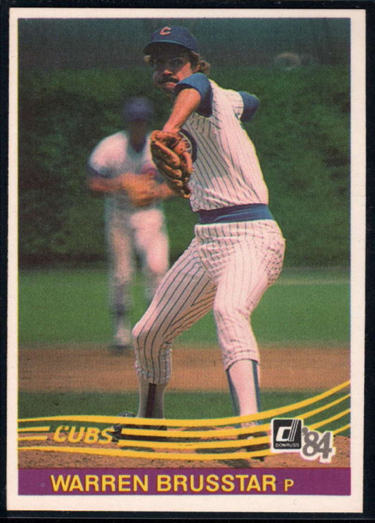 1984 Donruss #442 Warren Brusstar VG Chicago Cubs 
