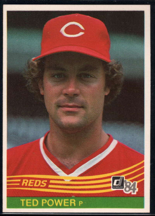 1984 Donruss #447 Ted Power VG Cincinnati Reds 