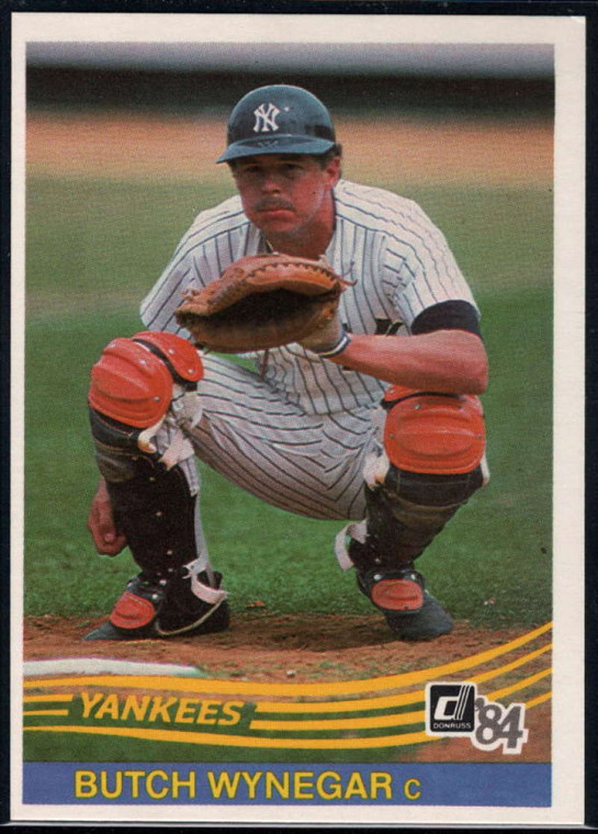1984 Donruss #458 Butch Wynegar VG New York Yankees 