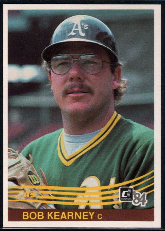 1984 Donruss #462 Bob Kearney VG Oakland Athletics 