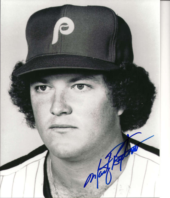 SOLD 229 Marty Bystrom Autographed Phillies 8 x 10  Photo 