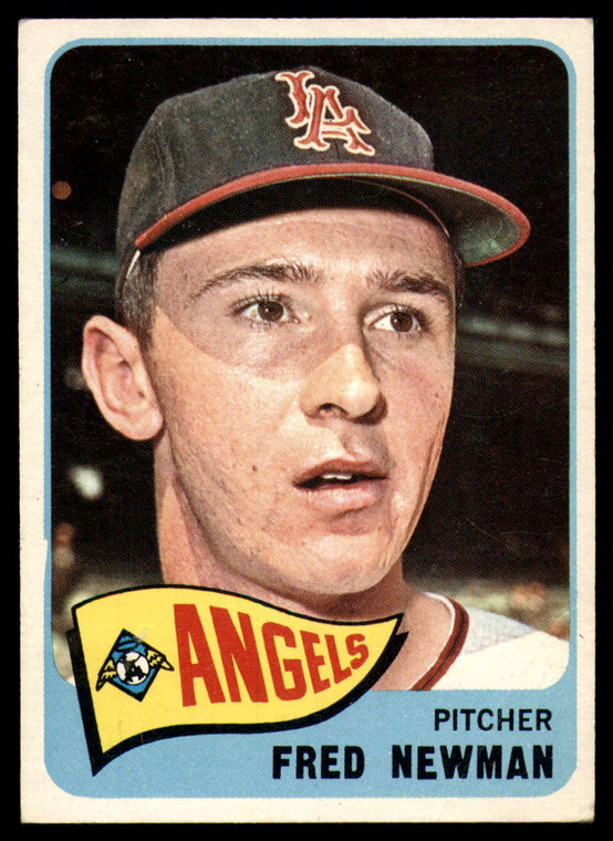 1965 Topps #101 Fred Newman VG  Los Angeles Angels 
