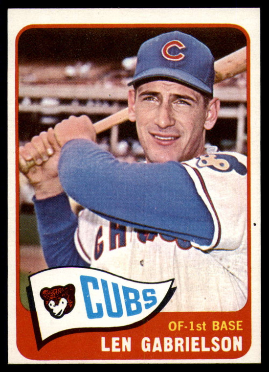1965 Topps #14 Len Gabrielson VG  Chicago Cubs 
