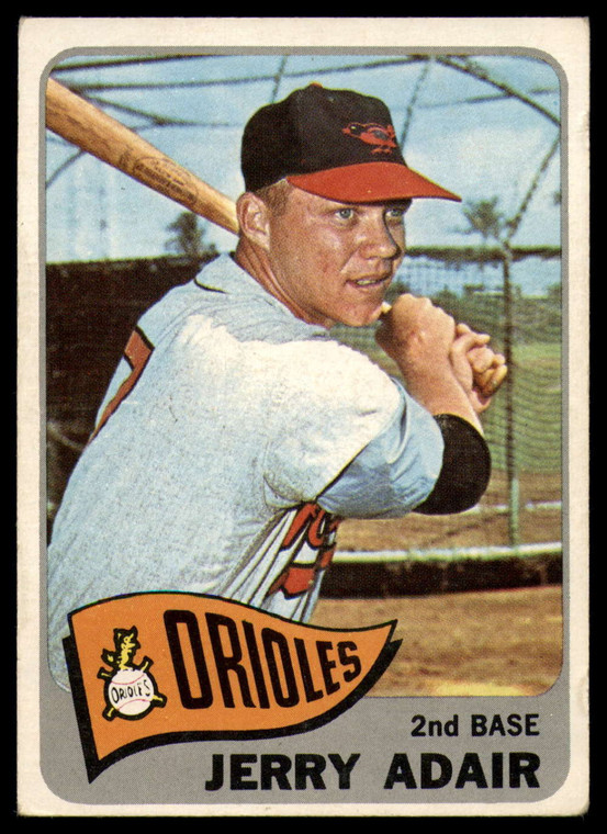 1965 Topps #231 Jerry Adair VG  Baltimore Orioles 