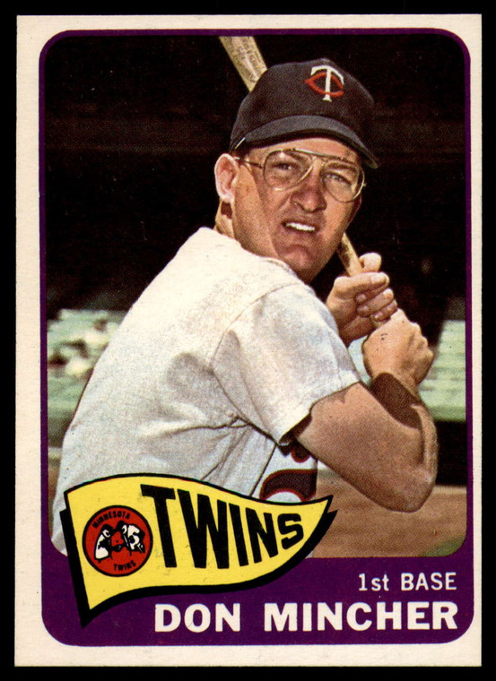 1965 Topps #108 Don Mincher VG  Minnesota Twins 