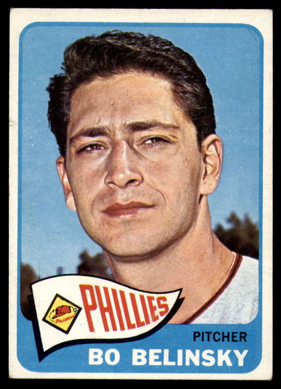 1965 Topps #225 Bo Belinsky VG  Philadelphia Phillies 