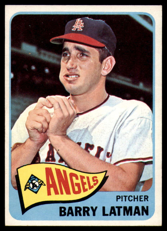 1965 Topps #307 Barry Latman VG  Los Angeles Angels 