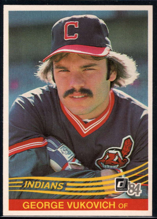 1984 Donruss #468 George Vukovich VG Cleveland Indians 