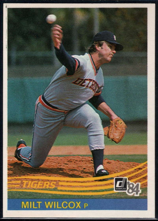 1984 Donruss #471 Milt Wilcox VG Detroit Tigers 