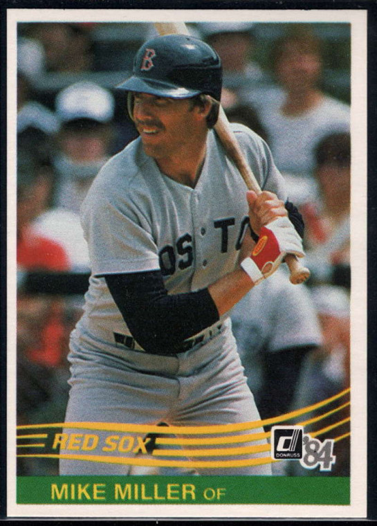 1984 Donruss #493 Rick Miller UER VG Boston Red Sox 
