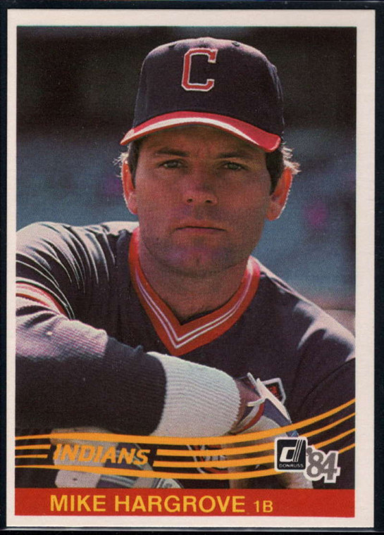 1984 Donruss #495 Mike Hargrove VG Cleveland Indians 