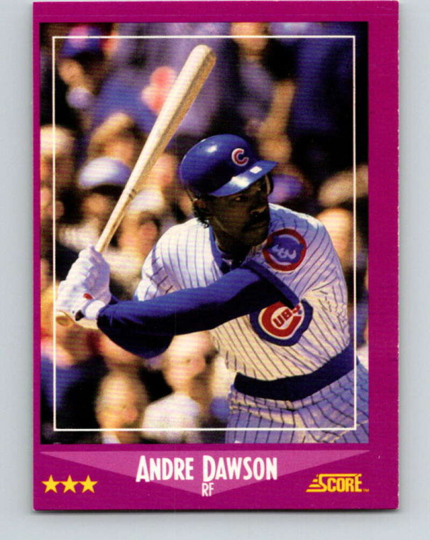 1988 Score #4 Andre Dawson VG Chicago Cubs 