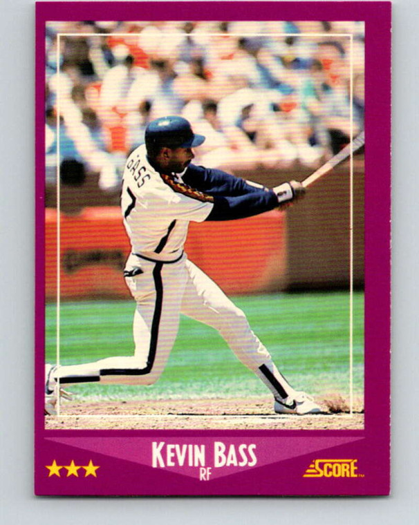 1988 Score #33 Kevin Bass VG Houston Astros 