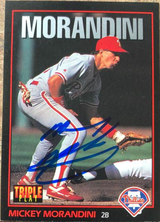 Mickey Morandini Autographed 1993 Triple Play #53