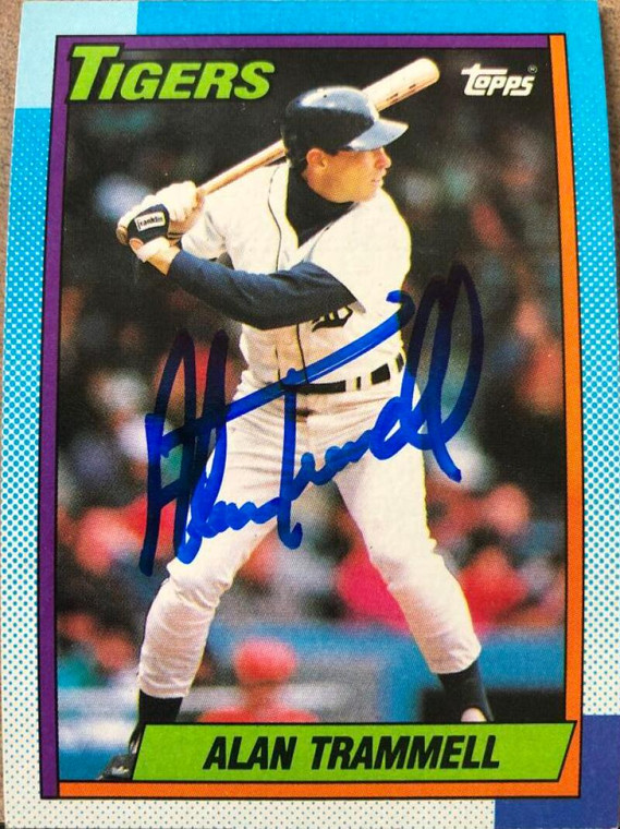 Alan Trammell Autographed 1990 Topps #440