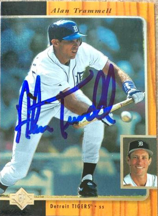 Alan Trammell Autographed 1996 SP #85