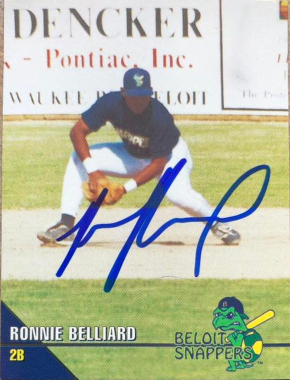 Ronnie Belliard Autographed 1995 Beloit Snappers #25