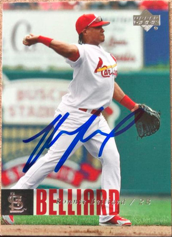 Ronnie Belliard Autographed 2006 Upper Deck #1187